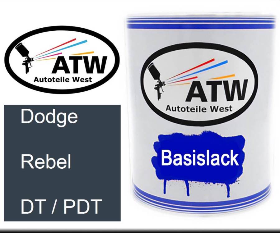Dodge, Rebel, DT / PDT: 1L Lackdose, von ATW Autoteile West.